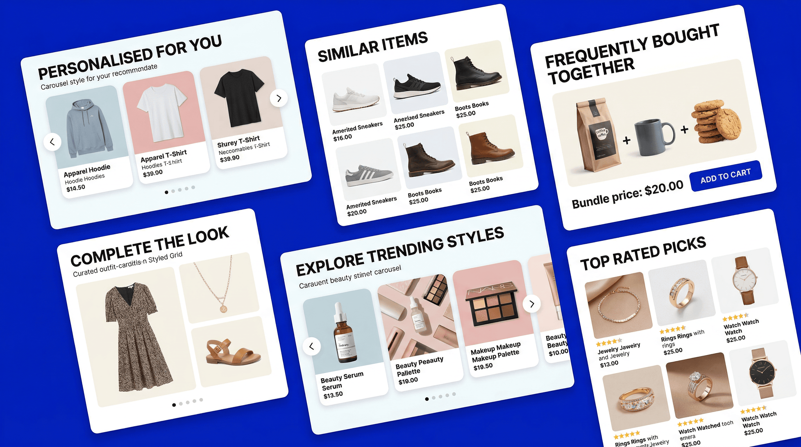 AI Recommendation Widgets