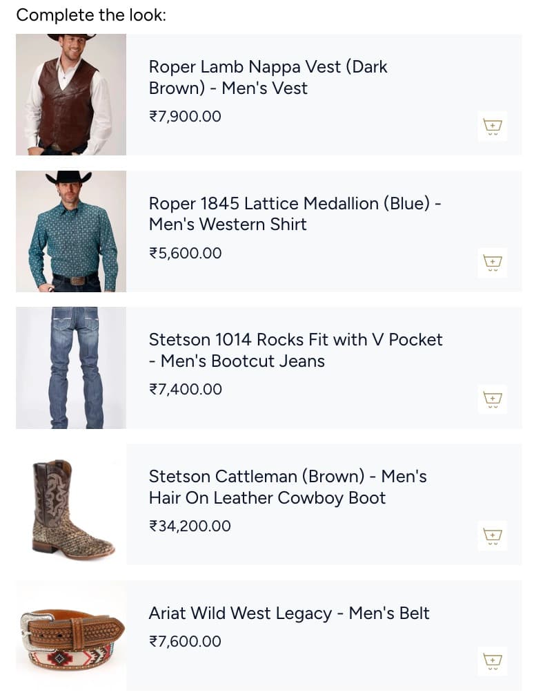 Complete The Look on Hat Country