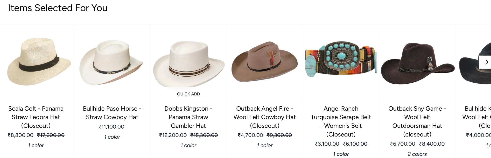 Recommended For You & Best Sellers on Hat Country