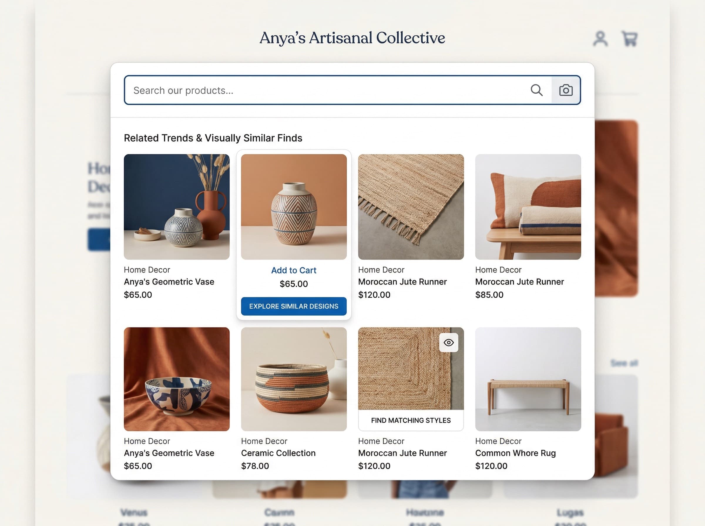 Visual Search screenshot