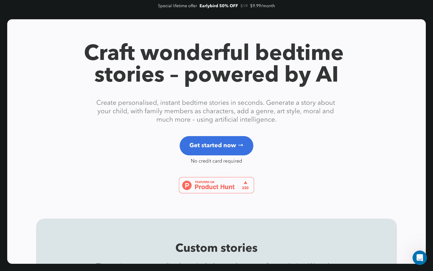 BedtimeStory AI