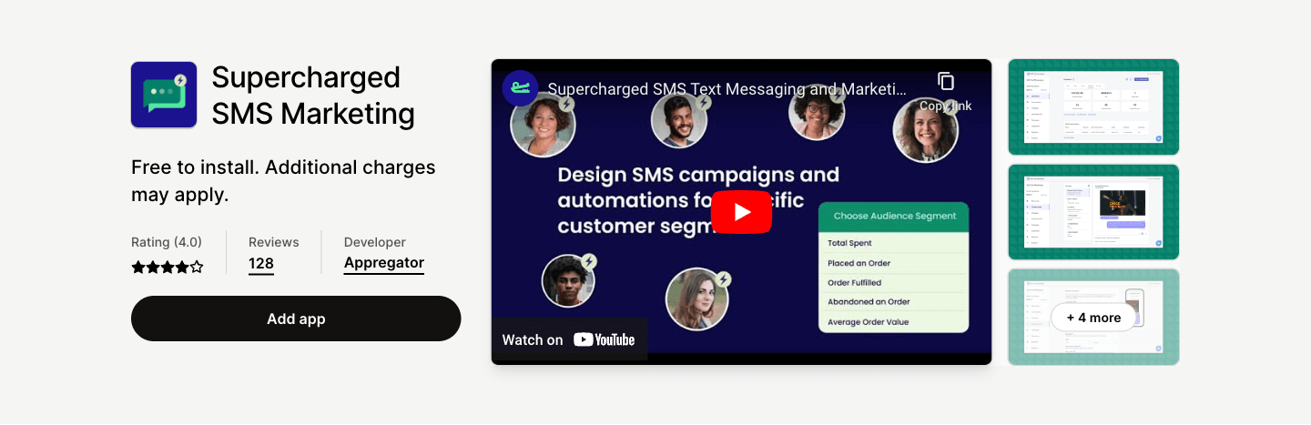 An easy-to-use TCPA compliant SMS &amp; MMS marketing and automations app built for e-commerce merchants