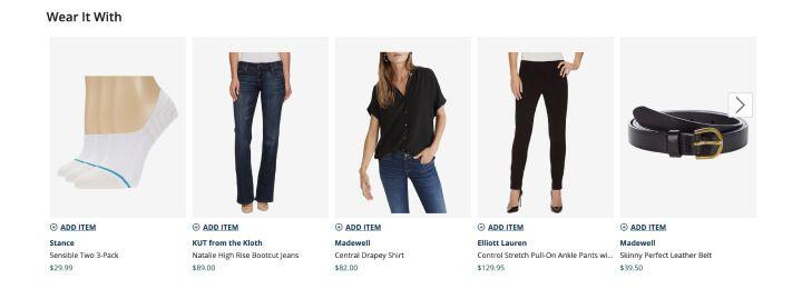 Zappos personalized product recommendations