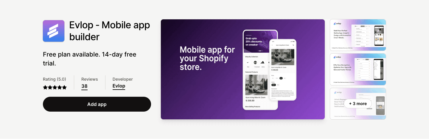 Convert eCommerce store to high-converting native android &amp; iOS mobile apps to grow your business.