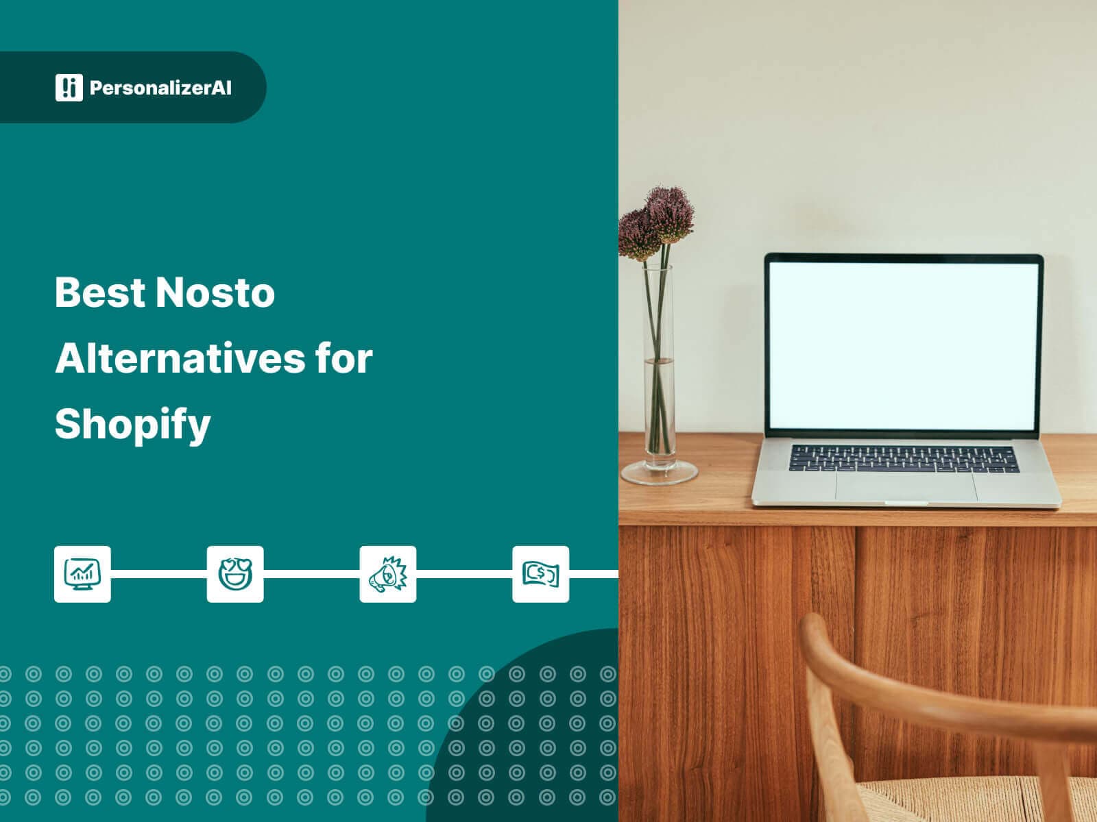 Best Nosto Alternatives for Shopify written on green background