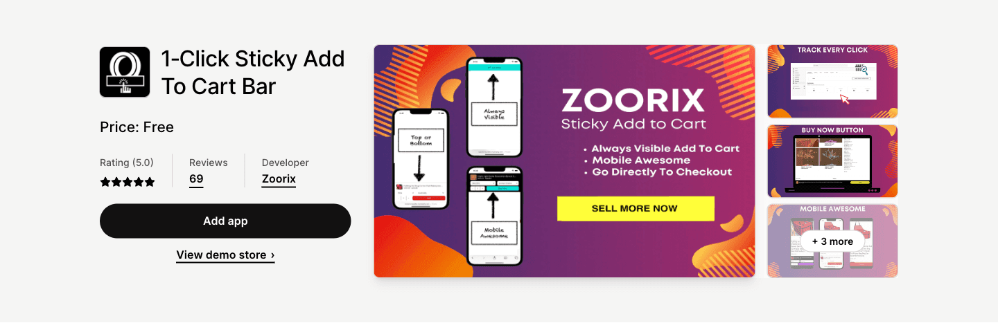 Sell more with Fast Checkout, Always Visible Sticky Bar & Sticky Add To Cart button